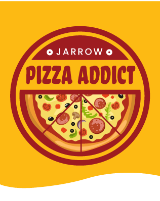 Pizza addict Jarrow Logo